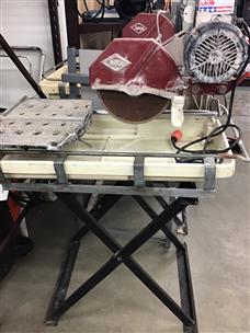 MK DIAMOND PRODUCTS 100 TILE SAW w stand Acceptable Pawn 1 Spokane WA